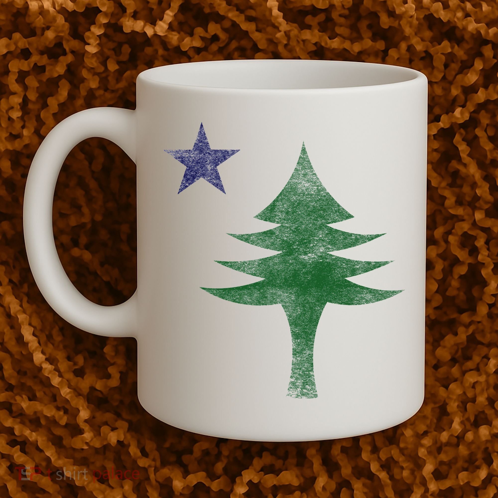Maine Pine Tree Flag Big Style – Modern 1901 State Flag Coffee Mug