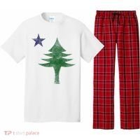 Maine Pine Tree Flag Big Style – Modern 1901 State Flag Pajama Set thumb 0