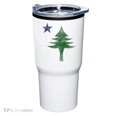 Maine Pine Tree Flag Big Style – Modern 1901 State Flag Tumbler