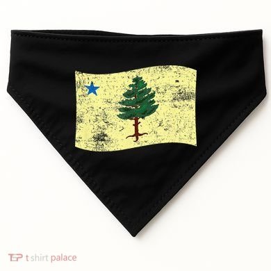 Maine Pine Tree Flag 1901 – First State Flag USA-Made Doggie Bandana