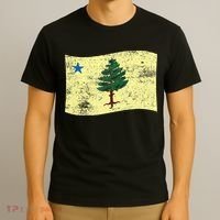 Maine Pine Tree Flag 1901 – First State Flag T-Shirt thumb 3