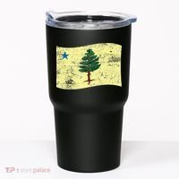Maine Pine Tree Flag 1901 – First State Flag Tumbler thumb 0