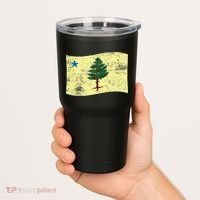 Maine Pine Tree Flag 1901 – First State Flag Tumbler thumb 2