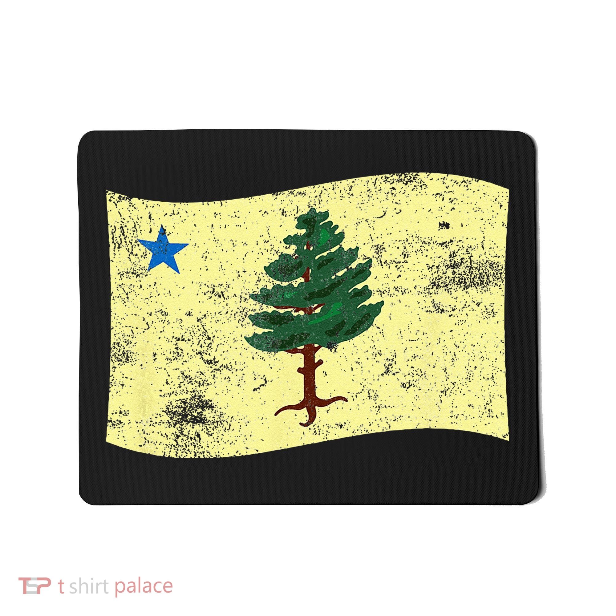 Maine Pine Tree Flag 1901 – First State Flag Mousepad
