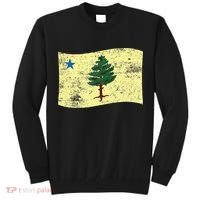 Maine Pine Tree Flag 1901 – First State Flag Tall Sweatshirt thumb 0