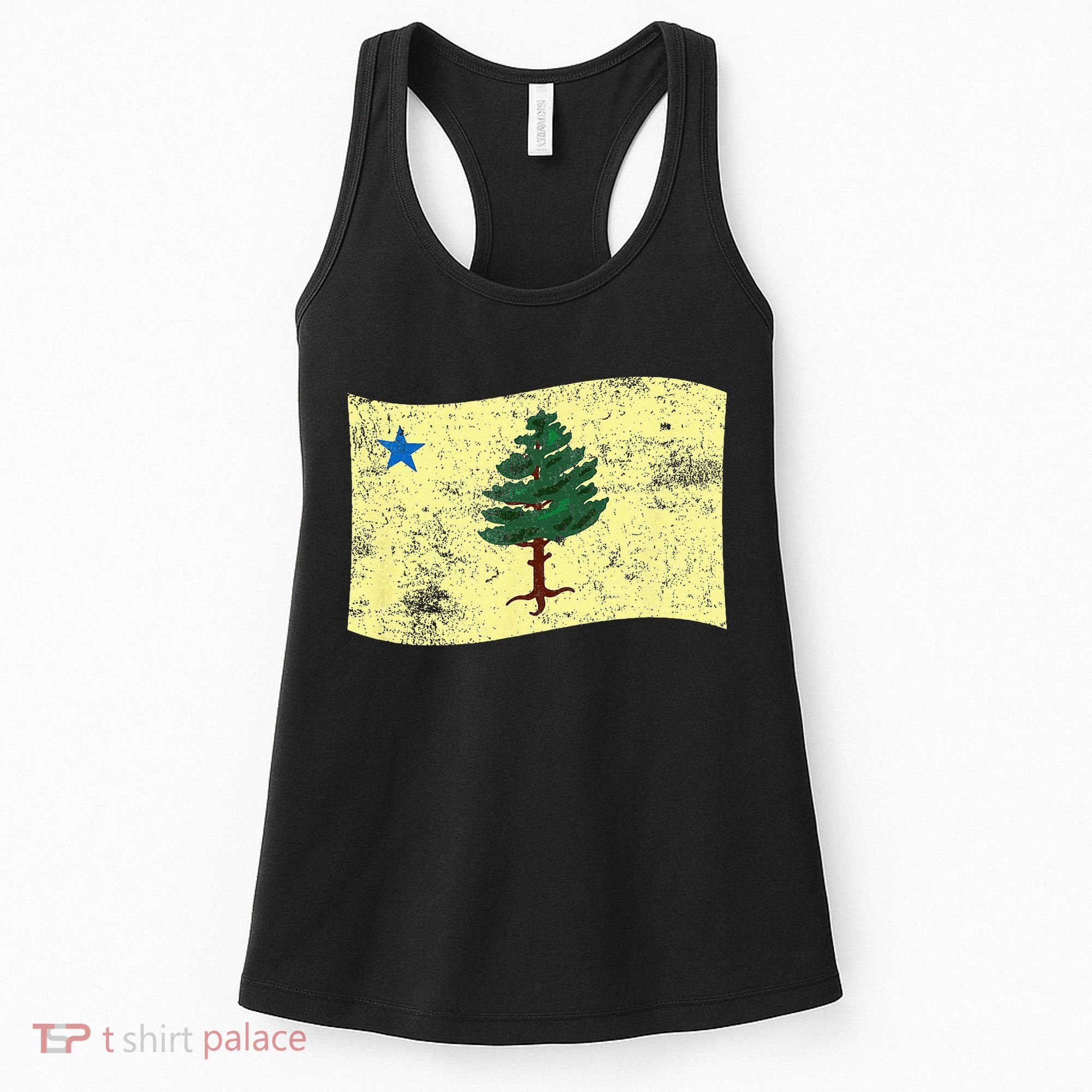 Maine Pine Tree Flag 1901 – First State Flag Women's Tank Top