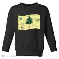Maine Pine Tree Flag 1901 – First State Flag Toddler Sweatshirt thumb 0