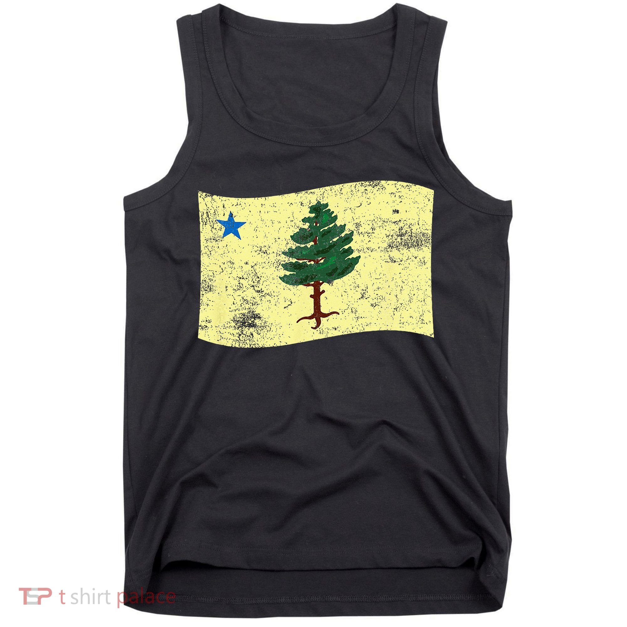 Maine Pine Tree Flag 1901 – First State Flag Tank Top