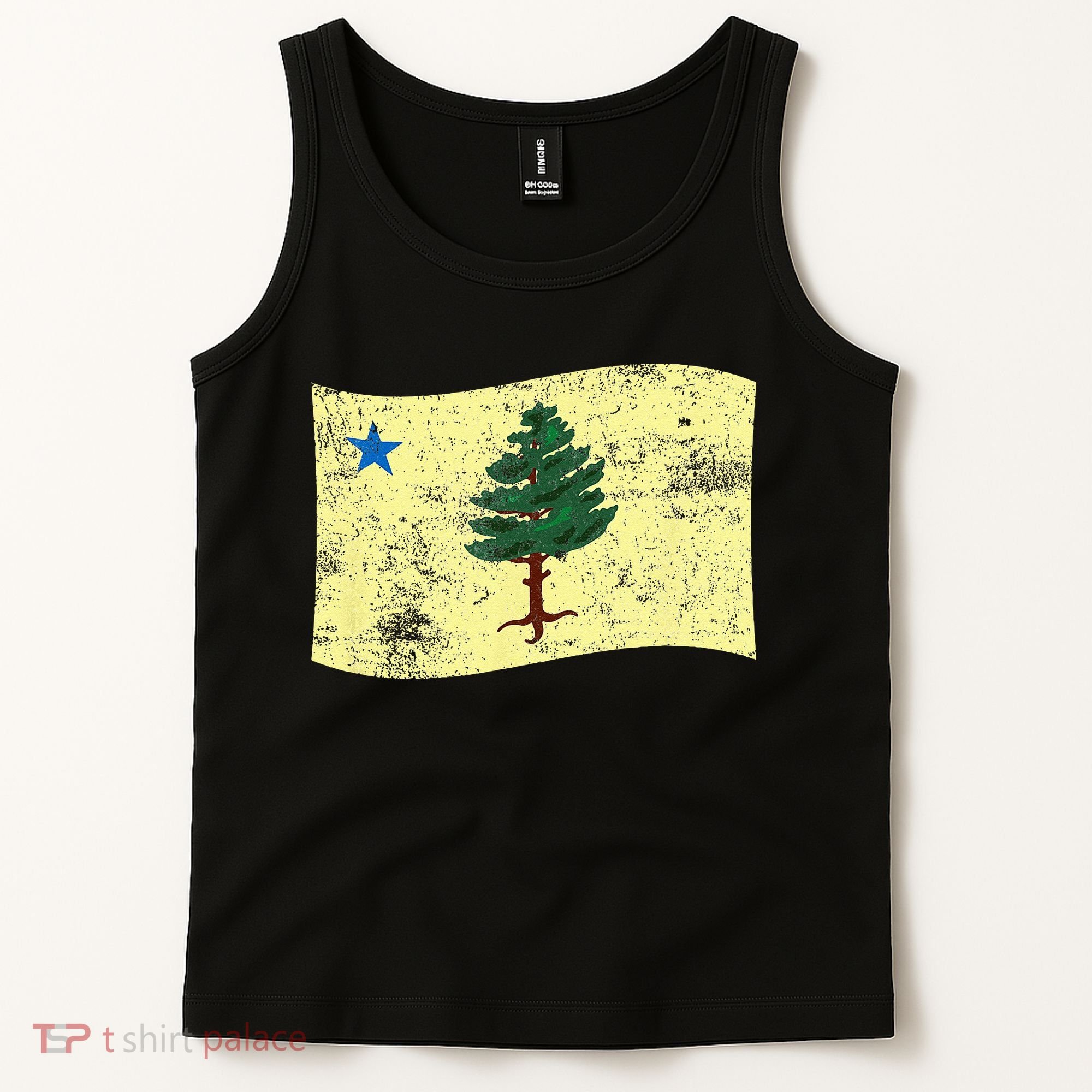 Maine Pine Tree Flag 1901 – First State Flag Tank Top