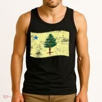 Maine Pine Tree Flag 1901 – First State Flag Tank Top thumb 3