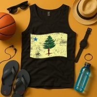 Maine Pine Tree Flag 1901 – First State Flag Tank Top thumb 4