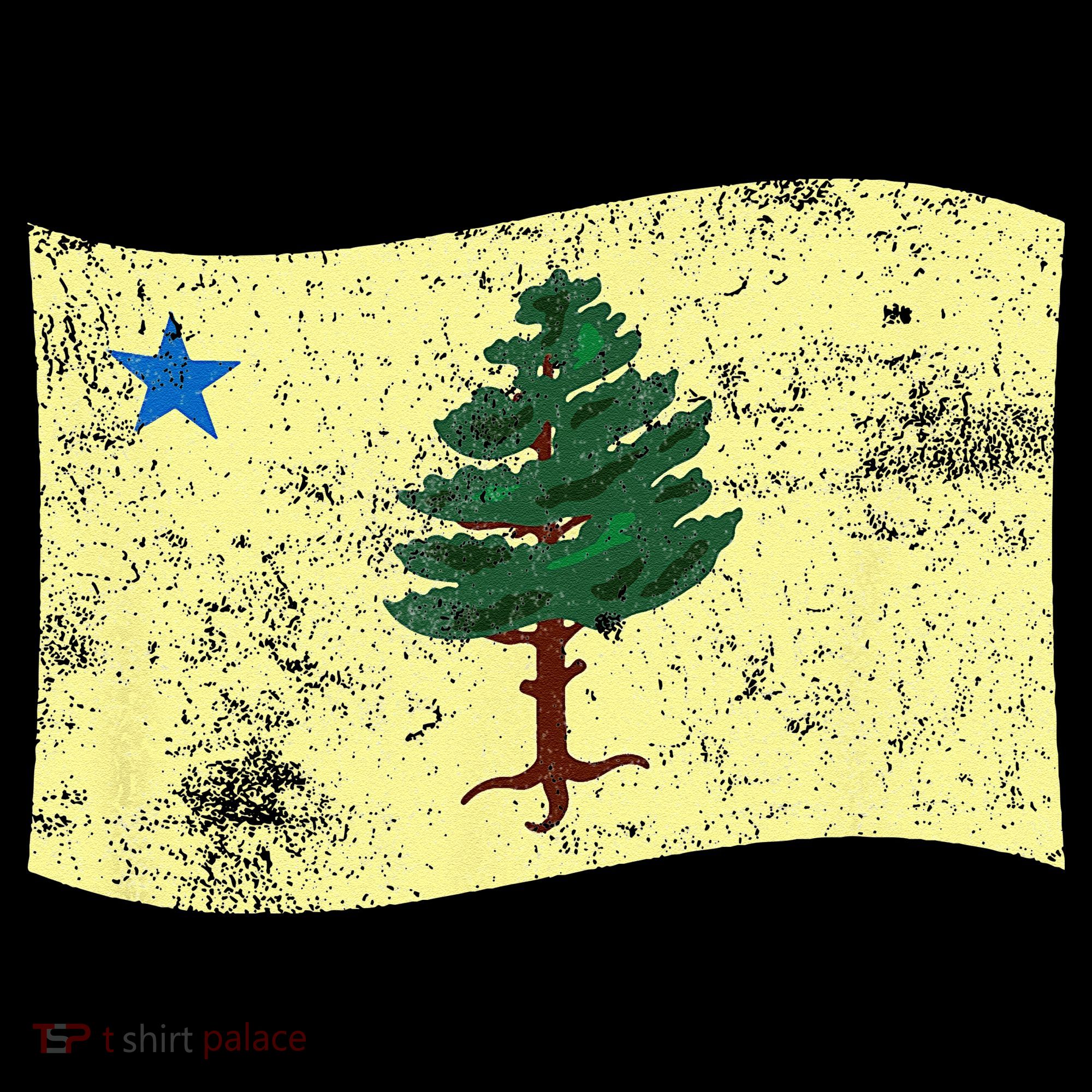 Maine Pine Tree Flag 1901 – First State Flag Toddler Long Sleeve Shirt