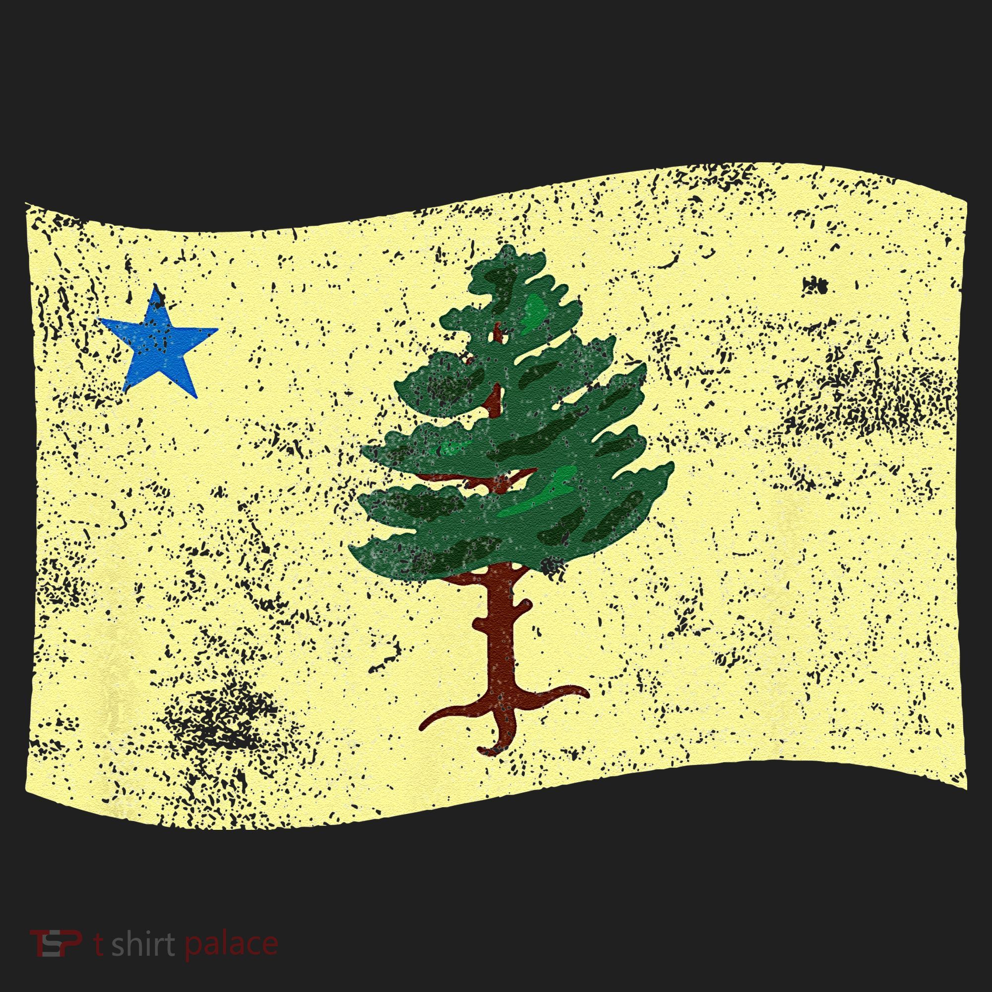 Maine Pine Tree Flag 1901 – First State Flag Golf Towel