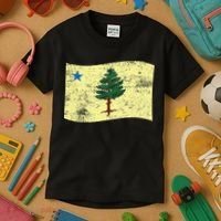 Maine Pine Tree Flag 1901 – First State Flag Kids T-Shirt thumb 3
