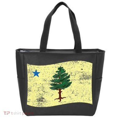 Maine Pine Tree Flag 1901 – First State Flag Tote Bag