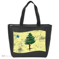 Maine Pine Tree Flag 1901 – First State Flag Tote Bag thumb 0