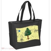 Maine Pine Tree Flag 1901 – First State Flag Tote Bag thumb 2