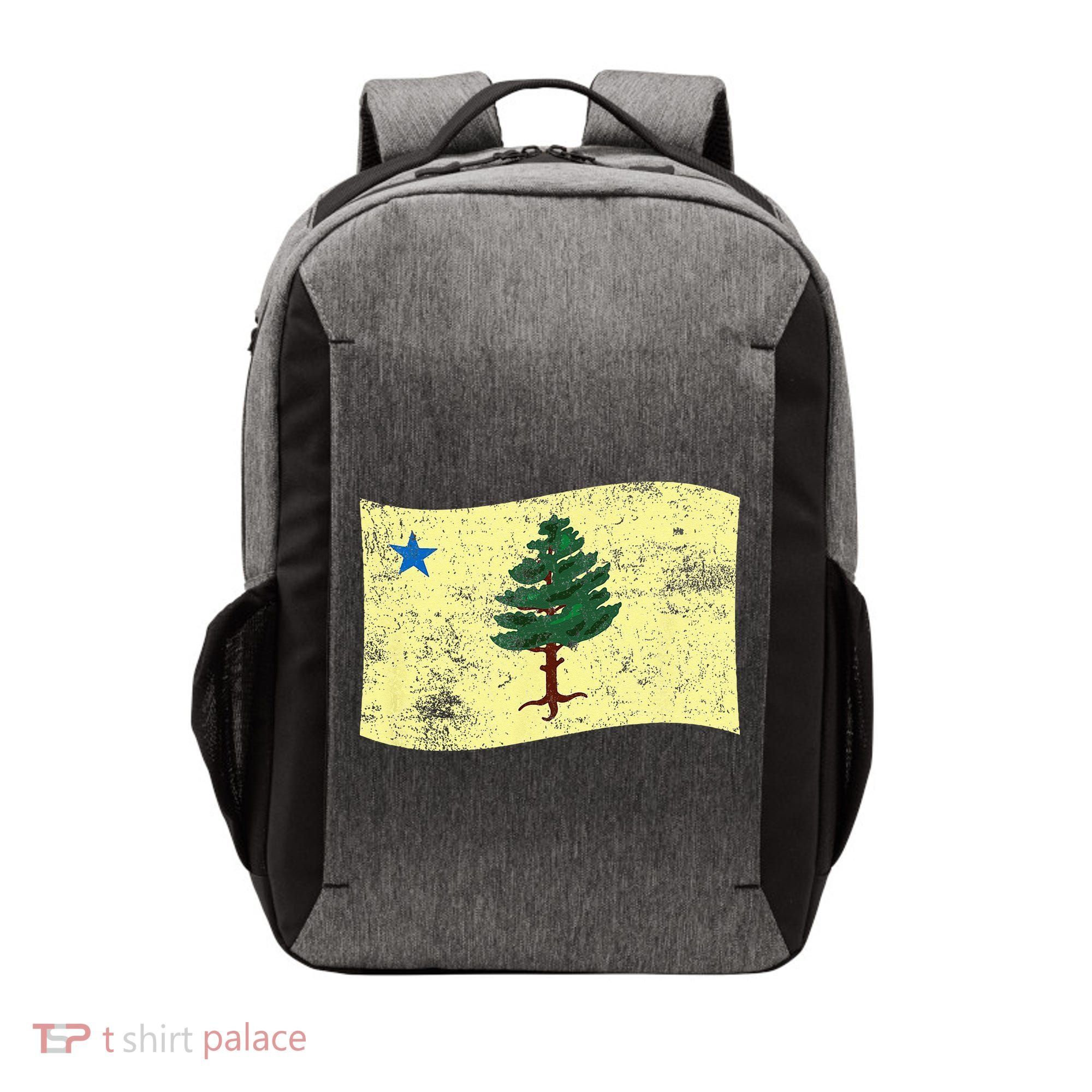 Maine Pine Tree Flag 1901 – First State Flag Vector Backpack