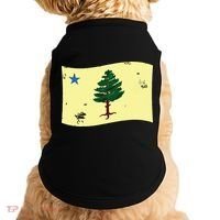 Maine Pine Tree Flag 1901 First State Flag Doggie Tank thumb 0