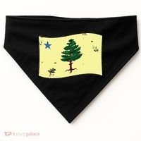 Maine Pine Tree Flag 1901 First State Flag USA-Made Doggie Bandana thumb 0