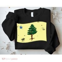 Maine Pine Tree Flag 1901 First State Flag Sweatshirt thumb 2