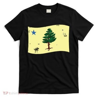 Maine Pine Tree Flag 1901 First State Flag T-Shirt