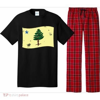 Maine Pine Tree Flag 1901 First State Flag Pajama Set