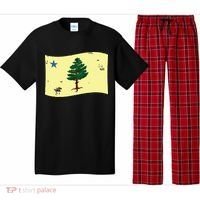 Maine Pine Tree Flag 1901 First State Flag Pajama Set thumb 0