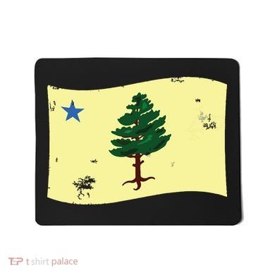 Maine Pine Tree Flag 1901 First State Flag Mousepad