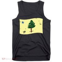 Maine Pine Tree Flag 1901 First State Flag Tank Top thumb 0
