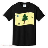 Maine Pine Tree Flag 1901 First State Flag Kids T-Shirt thumb 0