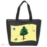 Maine Pine Tree Flag 1901 First State Flag Tote Bag thumb 0