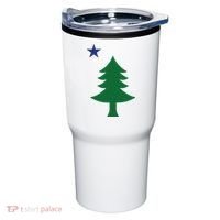 Maine Pine Tree State Flag Pride Patriotic Tumbler thumb 0