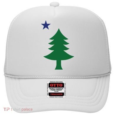 Maine Pine Tree State Flag Pride Patriotic Hat