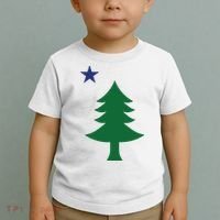 Maine Pine Tree State Flag Pride Patriotic Toddler T-Shirt thumb 2
