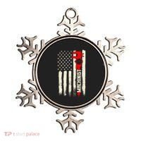Machinist Patriotic Us Flag Ornament thumb 0