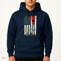 Machinist Patriotic Us Flag Hoodie thumb 2