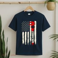Machinist Patriotic Us Flag T-Shirt thumb 2