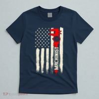 Machinist Patriotic Us Flag T-Shirt thumb 5