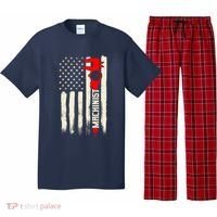 Machinist Patriotic Us Flag Pajama Set thumb 0