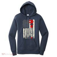 Machinist Patriotic Us Flag Women's Hoodie thumb 0