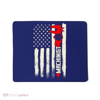 Machinist Patriotic Us Flag Mousepad