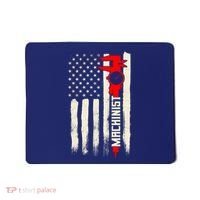 Machinist Patriotic Us Flag Mousepad thumb 0