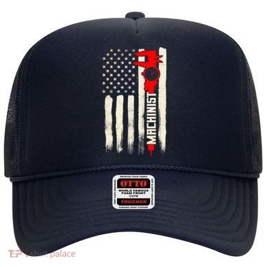 Machinist Patriotic Us Flag Hat