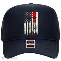 Machinist Patriotic Us Flag Hat thumb 0
