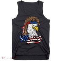 Merica Patriotic USA Eagle Of Freedom 4th Of July Tank Top thumb 0