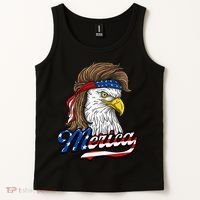 Merica Patriotic USA Eagle Of Freedom 4th Of July Tank Top thumb 2