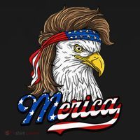 Merica Patriotic USA Eagle Of Freedom 4th Of July Tote Bag thumb 4