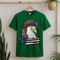 Merica Patriotic USA Eagle Of Freedom 4th Of July T-Shirt thumb 2