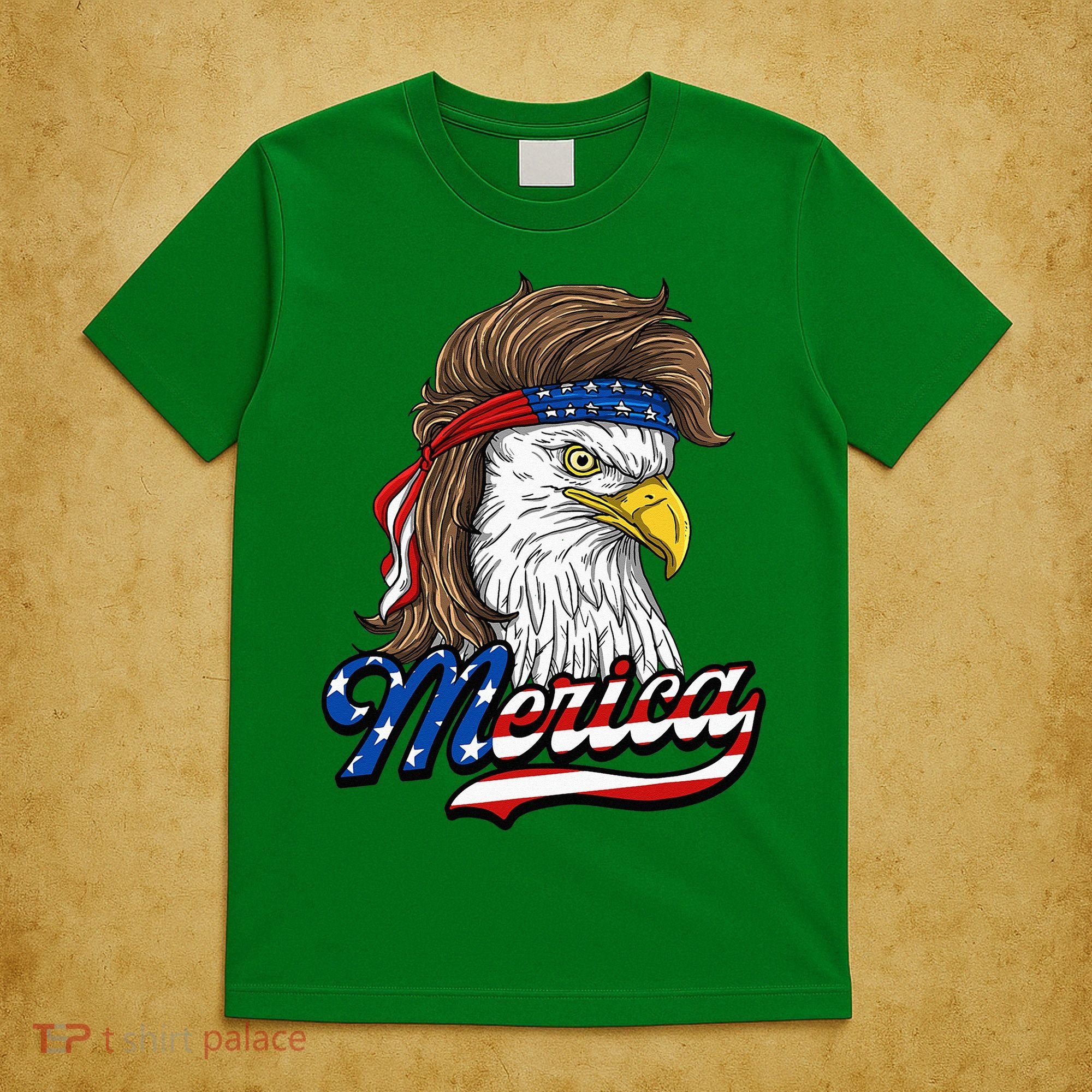 Merica Patriotic USA Eagle Of Freedom 4th Of July T-Shirt